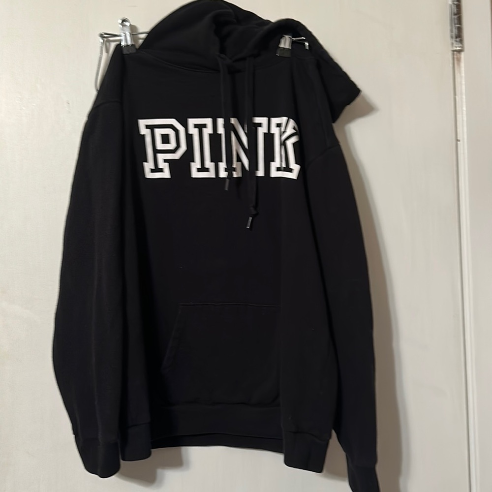 NWOT Pink Black Hoodie - Picture 1 of 4